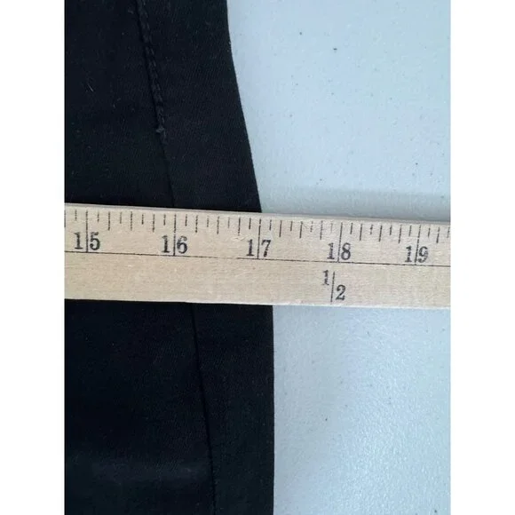 7 For All‎ Mankind B(Air) Ali flare split hem jeans black sz 28